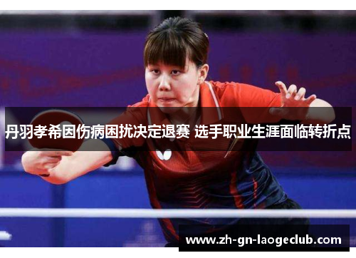 丹羽孝希因伤病困扰决定退赛 选手职业生涯面临转折点